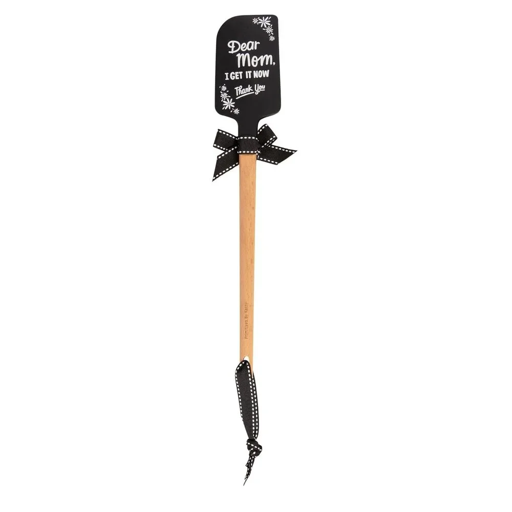 Dear Mom I Get It Now Thank You Spatula | Silicone Kitchen Spatula with Floral